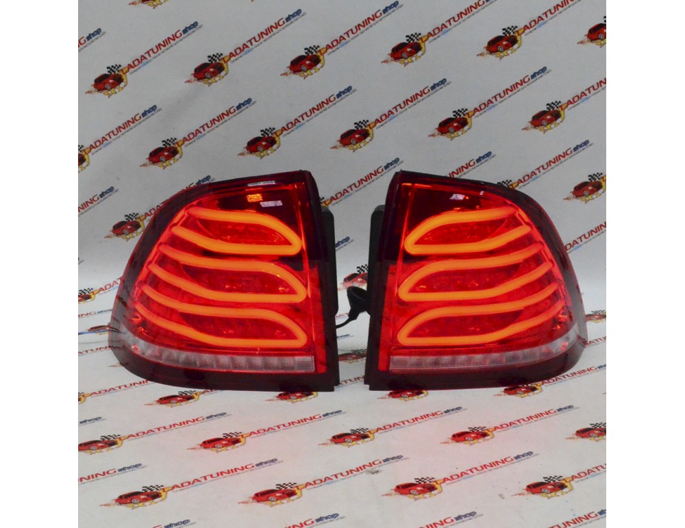 Диодные красные задние фонари в стиле АМГ для Лада Приора
