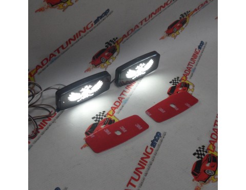 Светодиодные поворотники с гербом белого света для Лада Приора Гранта Калина