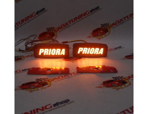Светодиодные поворотники PRIORA желтого света для Лада Приора
