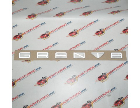 Шильдик светоотражающий GRANTA серый в стиле Porsche