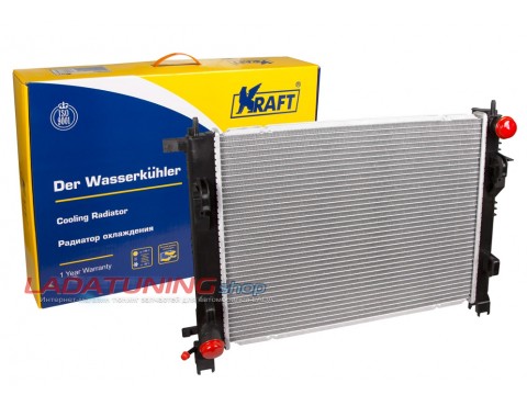 Радиатор охлаждения Kraft для Лада Веста 