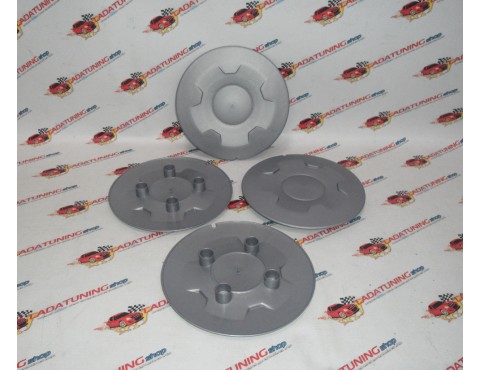 Мини колпаки серые на штампованные диски Веста Хрей Ларгус